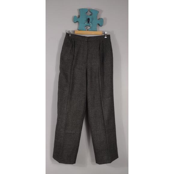 Vintage 90's Jones New York Country Wool Alpaca Blend Trouser Pant Size 10 - Picture 9 of 10